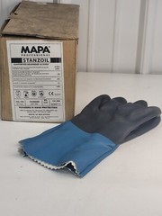 MAPA PROFESSIONAL 334949 STANZOIL NEOPRENE GLOVES #NL-34, XL Box Of 12 Pairs k9