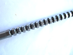 Hassay-Savage 8mm Hex H.S. Keyway Broach 12108. 8″ Total Length. 8mm Pilot