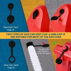 6 Pack- Replacement Gas Can Spout Old Style fits Midwest, Scepter & More