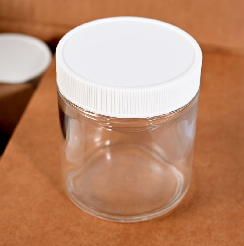 PGP (Piramal) Glass 4 Oz Jar – 24 pieces with plastic cover