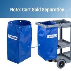 Carlisle Foodservice Products Jc194614 Blue 25 Gallon Rip Stop Nylon