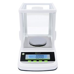 U.S. Solid Analytical Balance 300gx0.001g 1mg Lab Digital Scale W/ 2 LCD Screens