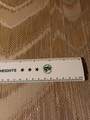 City Of Madison Heights 12″ Ruler Michigan MI Green White Plastic 30mm Progress