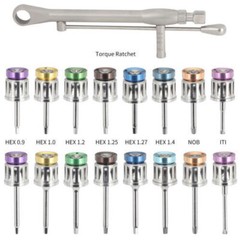 Dental Implant Prosthetic Torque Wrench +Screw Drivers /Implant Locator 3D