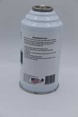 Enviro-Safe R-600a Refrigerant Inverted Piercing 6 oz 8 Cans and Brass Gauge