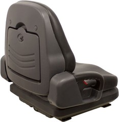 Universal Black Vinyl Forklift Suspension Seat fits Doosan etc