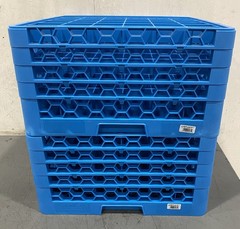 Set Of Carlisle 10.3″ OptiClean 36-Compartment Divided Glass Rack RG36-414