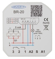 Bistabiles Impulsrelais BR-20 230V 16A – 3 Jahre Garantie