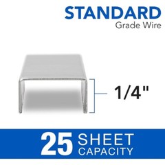 Standard Staples Staplers 1/4 Inch 5000 Count Chisel Point Reliable Performance