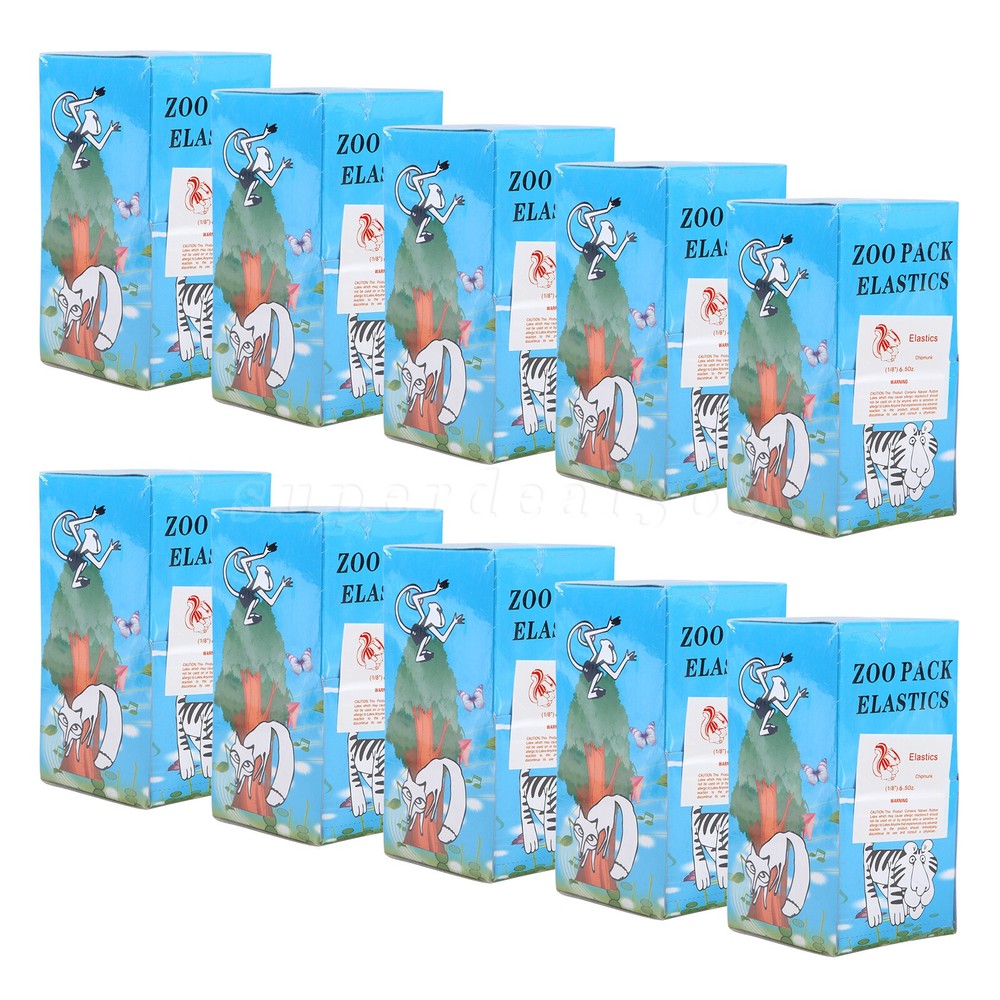 5000pcs/Pack Dental Orthodontic Elastics Bands Rabbit Force 6.5 OZ,1/8″ 50 Bags