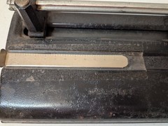 Master Hole Punch 1325PB Heavy-Duty 3-Hole Punch Black All Metal Made in USA