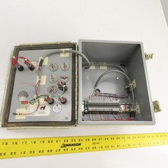 Hoffman A-10086CH 10 x 8 x 6″ Electrical Enclosure (No Backplate) 5 Push Buttons