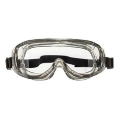3M Chemical Splash Goggles Clear Lens Black Frame