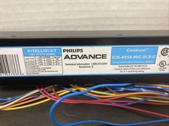 Philips Advance Intellivolt ICN-4S54-90C-2LS-G 120-277V Ballast …Tested…