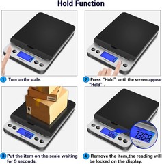 86LB Digital Shipping Postal Scale 0.1oz LCD Package Mailing Scale AC Adapter