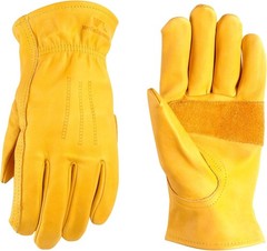 [3 Pairs XL] Wells Lamont Leather Work Gloves 100% Heavy Duty Cowhide Leather