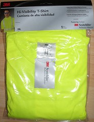 NEW Men’s 3M Scotchlite Hi Visual Safety Reflective Pocket T-Shirt 2XL