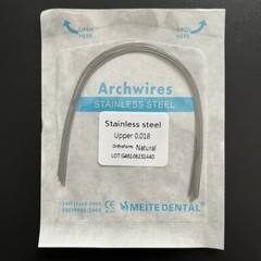 50 Packs Dental Orthodontic Stainless Steel Arch Wire Round Natural Form