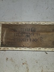 Gleaner F Combine NOS Seat Armrest? Backrest? White Pair