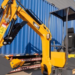 1.4Ton Mini Hydraulic Excavator With Swing Boom B&S EPA Engine Mini Digger