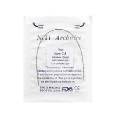 10 Packs Dental Orthodontic TMA Arch Wire Round Ovoid Round Upper/Lower 012-020