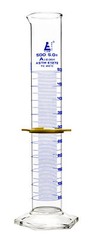 Eisco Labs 500ml Graduated Cylinder with Protective Collar, ASTM, Class A