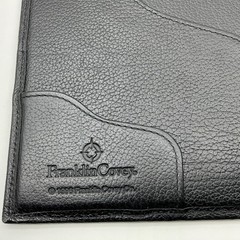 Vintage Franklin Covey Folder Folio Top Grain Verona Leather Black 1996