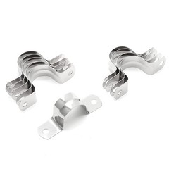 Jersvimc 20Pcs 1 Inch Stainless Steel Conduit Clamps, 1 inch / 25 mm, Silver