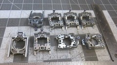 Lot of 8 New Schneider Electric Metal Mounting Base ZB4 BZ009