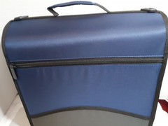 Amazon Basics 3 Ring Zipper Binder D-Ring Blue New