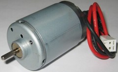 12 V DC – 1,750 RPM – Slow Speed Electric Motor w/ Cable + 3.17mm Knurled Shaft