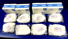 80 Pcs KN95 Face Mask Respirator Mouth Nose Cover 95% Protective 5-Layer / WHITE