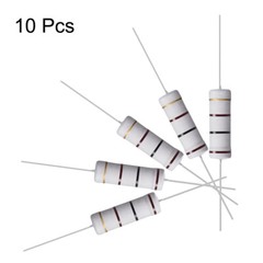 10Pcs 5W 5 Watt Metal Oxide Film Resistor Shaft Lead 100 Ohm ±5% Tolerance