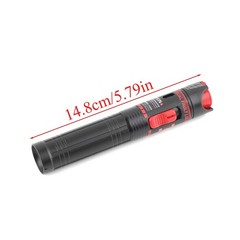 13PCS Fiber Optic Cable Test Kit VFL 15KM/30KM FTTH Red/Green Light with Adapter