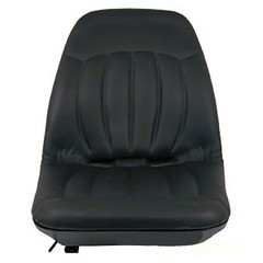 6669135 One New Black Vinyl Seat with Slide Tracks Fits Bobcat Models A220 A300