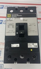 Square D KAL KAL26200 2 Pole 200 Amp 600v Gray Label I-Line Circuit Breaker “AK”