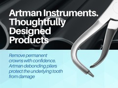 Artman Instruments Dental Debonding Crown Removing Pliers