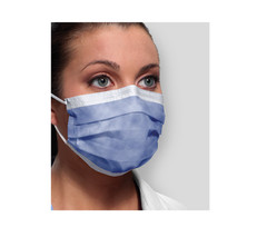 Crosstex ASTM Level 1 3-Ply Earloop Face Masks Case 2000 Ct (4 Cartons) USA