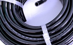 (100 ft Roll) Polyurethane Tubing ID 5/16” x OD 1/2” Black 1PBN3