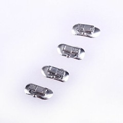 4 Pcs/Pack Dental Orthodontic Bondable Buccal Tube Roth 022 1st Molar Non-conv