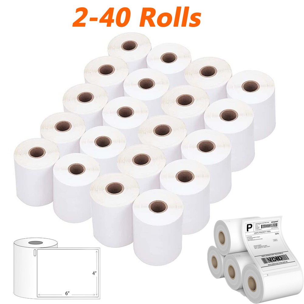 4″x6″ Direct Thermal Shipping Labels for 1744907 DYMO 4XL Printer 220 Per Roll