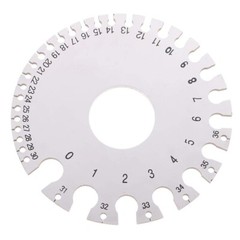 Round Thickness Stainless Steel Wire Gauge Diameter Gage Metal Inch Measurement