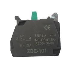 10PCS ZBE-101 Single contact block silver alloy screw clamp terminal 1NO ZBE101