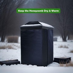 Bee Hive Wrap for Winter,3 Layers 600D Oxford Cloth Bee Box Comfort Protectiv…