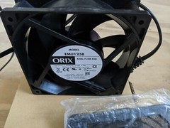 BOX of 20 ORIX EMU1238 AXIAL FLOW FAN AC100-240V 0.08A 4.4W 50/60HZ 120*120*38mm
