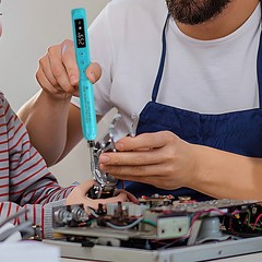 Portable Digital USB Smart Temperature Adjustable Soldering Iron 800mAh Battery