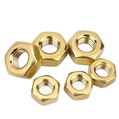 M1.4 M1.6 M2 M2.5 M3 M4 M5 M6 M8 M10 M12~M22 Din 934 Hexagon Hex Full Nuts Brass