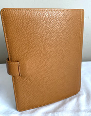 Filofax Norfolk A5 Leather Organizer Almond Brown Day Planner 6 Ring 9.4″ x 8.5″