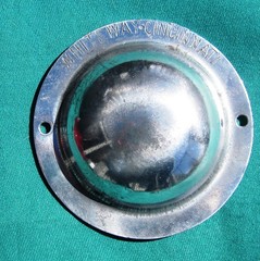 Signal-Stat CYCLOSTAT II RED Tail Light Lamp Lens 4-1/8″ SAE-STI-64-Wht-way cap