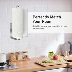 SetSail Paper Towel Holder, Paper Towel Holder Under Cabinet with Adjustable …